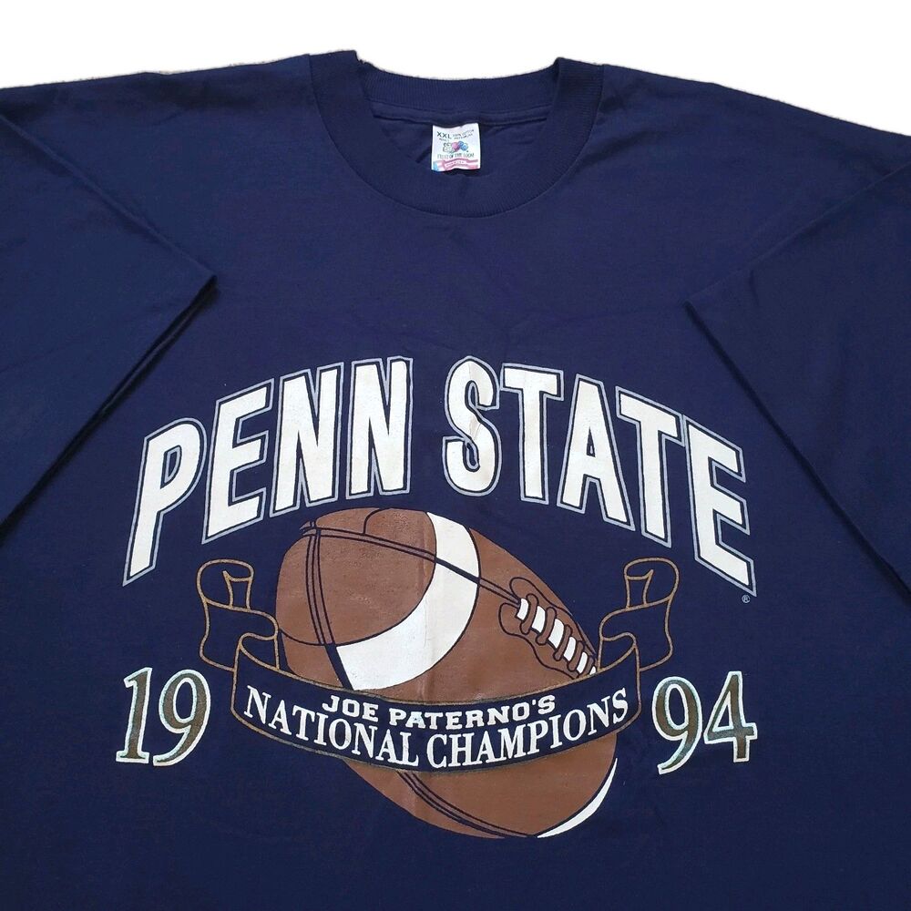 Vintage 90s Penn State Nittany Lions Sz 2XL Single Stitch USA Made Mens T-Shirt